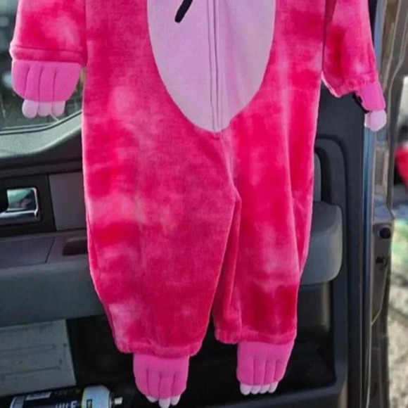 Pink dragon/dinosaur Halloween costume baby Girl 12/24 Months - Picture 2 of 7